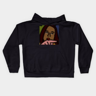 Woman Yelling Friend Dotty Kids Hoodie